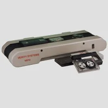 V870 Conveyor Coil Degausser - v870 automated degausser erase vhs 8mm beta video tape high throughput